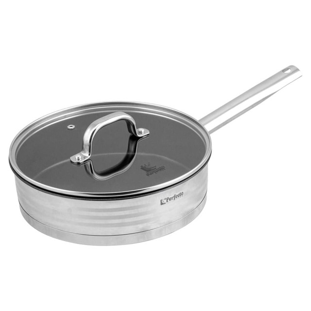 Сотейник Perfecto Linea Milagros 55-012465 с крышкой антипригарное покрытие 24*6.5 см