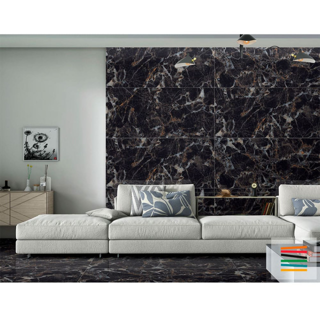 Керамогранит ITC Alicia Black Expo Pol (HG) 600*1200*9 мм