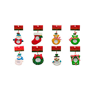 Украшение новогоднее на подвеске 001545 9.5 см