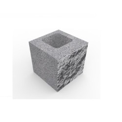 Камень бетонный доборный лицевой 1КБДЛ-ЦП-3-К п6, серый