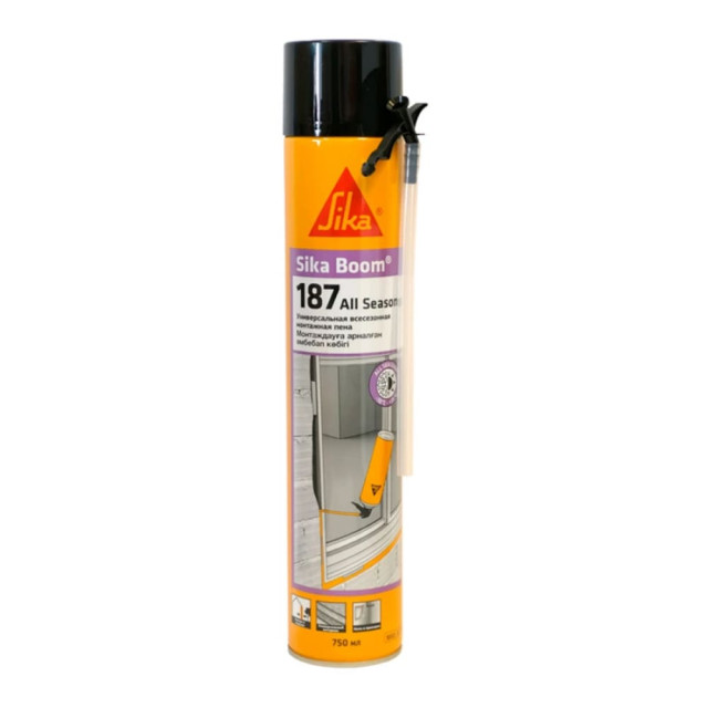 Пена монтажная SIKA BOOM 187 всесезонная 750 мл Пена монтажная SIKA BOOM 187 всесезонная 750 мл