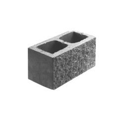 Камень бетонный столбовой лицевой 1КБСЛ-ЦП-1-к п 5 серый