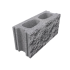 Камень бетонный обычный лицевой 1КБОЛ-ЦП-8-2к п11 серый