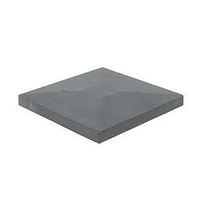 Камень бетонный накрывочный лицевой 1КБНЛ-МЦС-25 350*350*77/57 мм серый