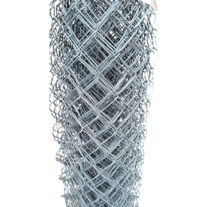 Сетка-рабица 55*55*2.6 мм с ПВХ серая 1.5*10 м