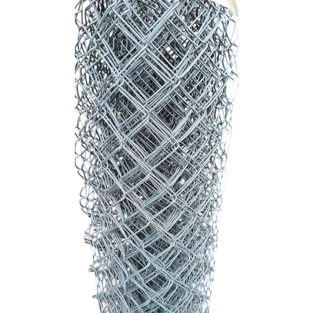 Сетка-рабица 55*55*2.6 мм с ПВХ серая 1.5*10 м