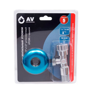Кран вентильный AV Engineering AVE256001 угловой 1/2