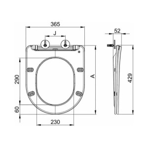 Сиденье для унитаза AV Engineering Comfort X1 AVWHR203X1C
