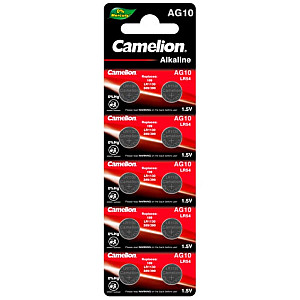Батарейка Camelion AG 10-BP10 Mercury Free (без ртути) 100/3600 К