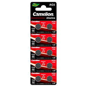 Батарейка Camelion AG 5-BP10 Mercury Free 100/3600 К (без ртути)