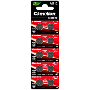 Батарейка Camelion AG 12-BP10 Mercury Free (без ртути) 100/3600 К