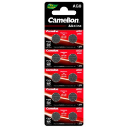 Батарейка Camelion AG 8-BP10 Mercury Free (без ртути) 100/3600 К