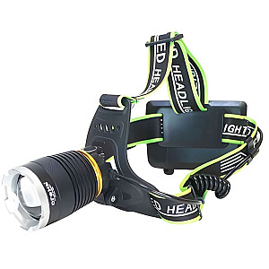 Фонарик налобный Armagan YM-8002-P90 аккумуляторный 2*18650 зарядка micro