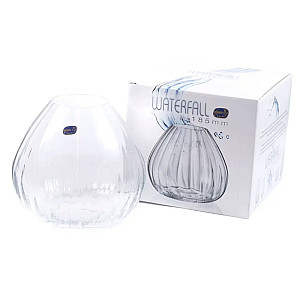 Ваза Crystalex Waterfall 82237/22/185 код 725051 стеклянная 18.5 см