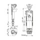 Выпускной комплект AlcaPlast SA2000S 1/2 Выпускной комплект AlcaPlast SA2000S 1/2