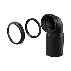 Колено стоковое AlcaPlast M906 90/110 мм