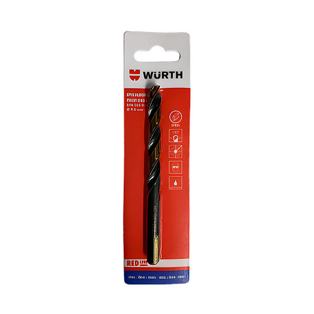 Сверло по металлу Wurth 06248120 HSS 12 мм RED LINE DIN338