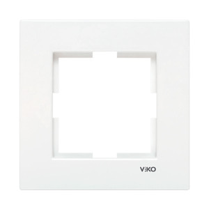 Рамка Viko Karre 90960200 1 пост белая