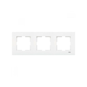 Рамка Viko Karre 90960202 3 поста универсальная белая
