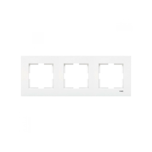 Рамка Viko Karre 90960202 3 поста универсальная белая
