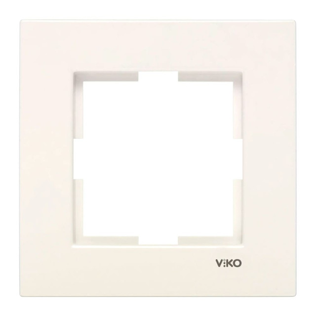 Рамка Viko Karre 90960210 1 пост кремовый Рамка Viko Karre 90960210 1 пост кремовый