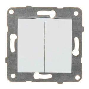 Выключатель Viko Karre 90963602 2 клавиши белый