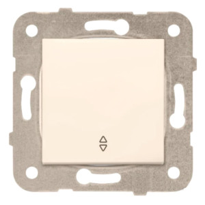 Выключатель проходной Viko Karre 90963704 1 клавиша кремовый