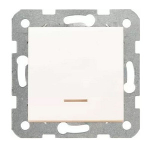 Выключатель Viko Karre 90963719 1 клавиша с подсветкой кремовый