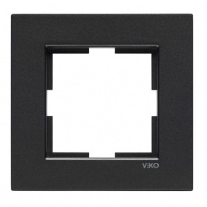 Рамка Viko Novella 92190641 1 пост дымчатый