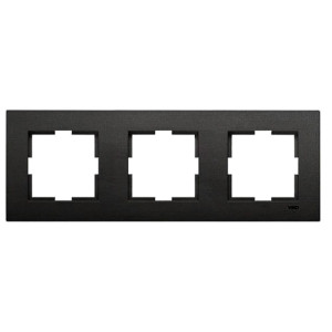 Рамка Viko Novella 92190643 3 поста универсальная дымчатый