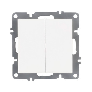 Выключатель Arvia Electric Karen 50 01 1000 202 2 клавиши белый