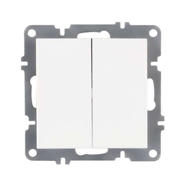 Выключатель Arvia Electric Karen 50 01 1000 202 2 клавиши белый
