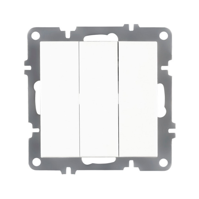 Выключатель Arvia Electric Karen 50 01 1000 254 3 клавиши белый