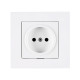 Розетка Arvia Electric Karen 50 01 1000 215 без заземления белая