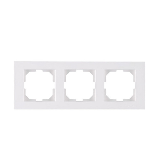 Рамка Arvia Electric Karen 20 01 1000 023 3 поста белая