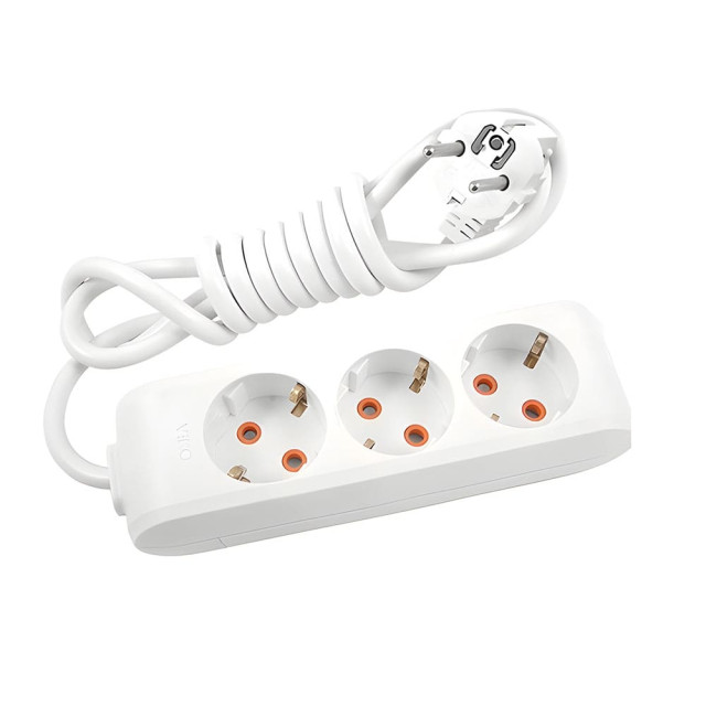 Удлинитель Viko 90114302 3 гнезда 2 м