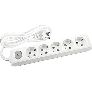 Удлинитель Viko 90117503 с кнопкой 5 гнезд 3 м