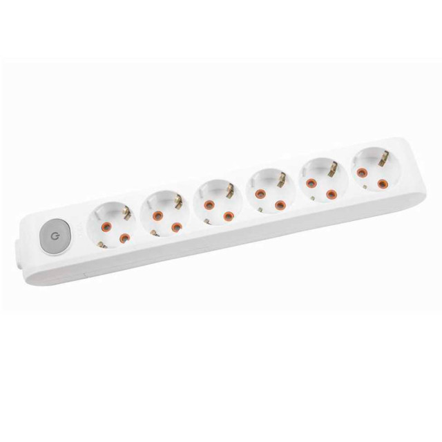 Колодка Viko 90117600 6 гнезд с кнопкой