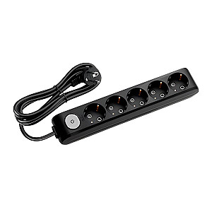 Удлинитель Viko 90137505 с кнопкой 5 гнезд 5 м