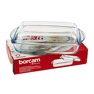 Кастрюля Borcam 59010 1017141 с крышкой прямоугольная 2.8 л