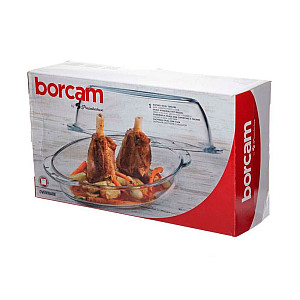 Кастрюля Borcam 59052 1017155 овальная 1.7 л с крышкой 2.5 л