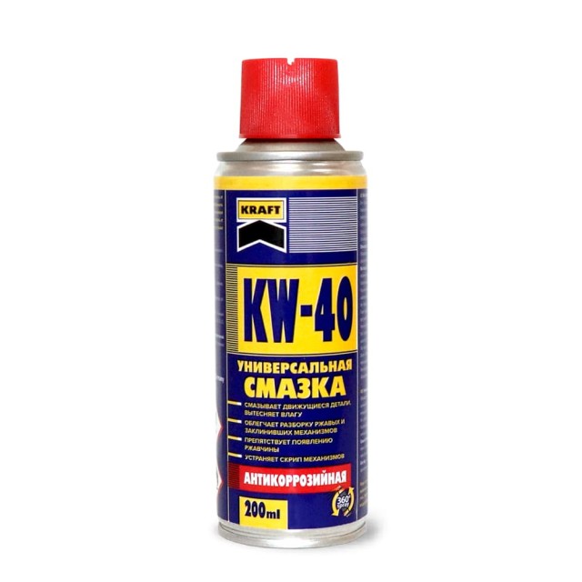 Смазка универсальная Kraft KW-40 200мл