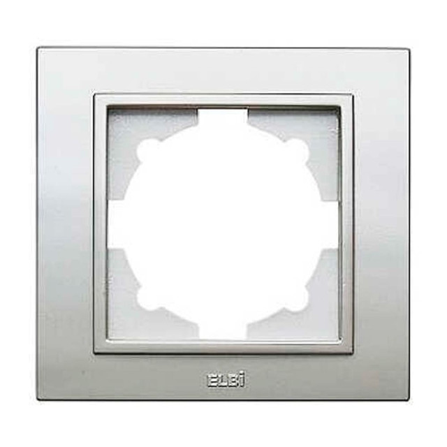 Рамка EL-BI Zena 608-011000-271 1 пост серебро Рамка EL-BI Zena 608-011000-271 1 пост серебро