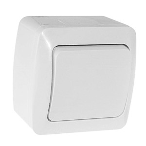 Выключатель EL-BI Eva 554-011500-200 1 клавиша наружный