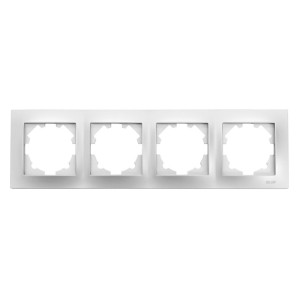 Рамка EL-BI Vega 510-011000-228 4 поста серебро