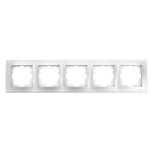 Рамка EL-BI Vega 510-011000-250 5 постов серебро