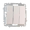 Выключатель EL-BI Zena-Vega 609-015600-254 3 клавиши белоснежный
