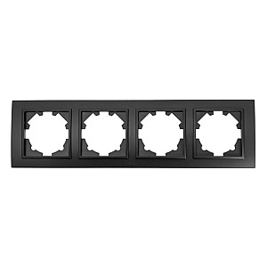 Рамка EL-BI Zena 500-014800-228 4 поста вантаблэк