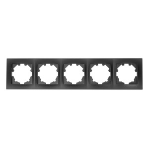 Рамка EL-BI Vega 510-014800-250 5 постов вантаблэк