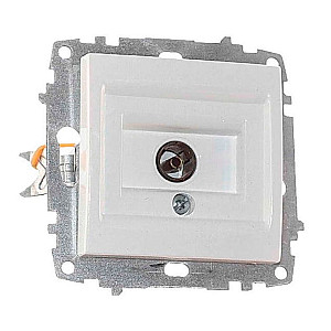 Розетка TV EL-BI Zena-Vega 609-015600-246 концевая белоснежный механизм